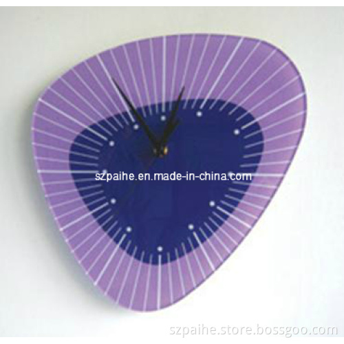 Irregular Lucite Wall Clock